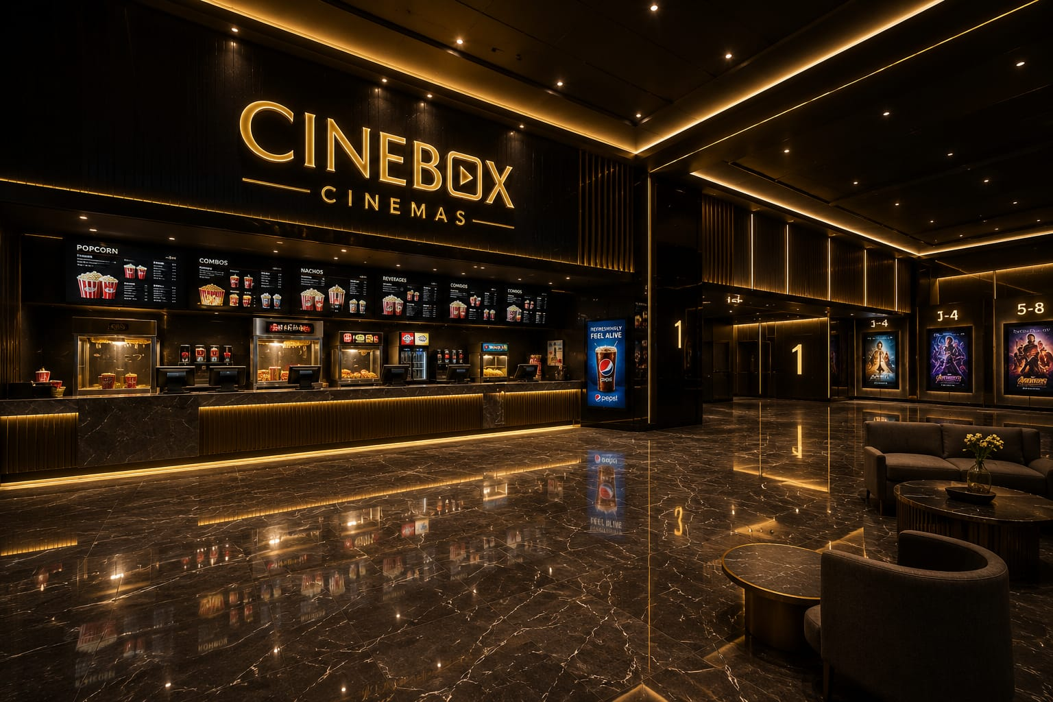 Cinebox lobby